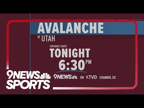 Colorado Avalanche vs Utah Hockey Club game to air on 9NEWS