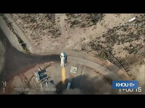 Galveston teacher among those onboard flight to edge of space from West Texas