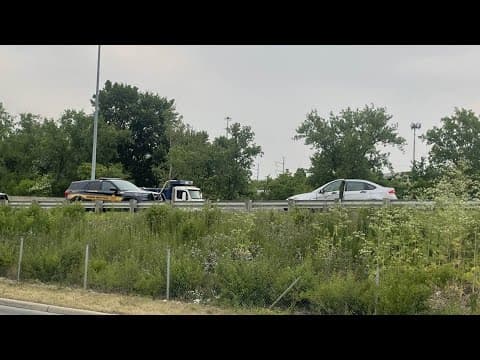 Police: 2 in custody after stolen vehicle crashes into dump truck, guardrail on state Route 315