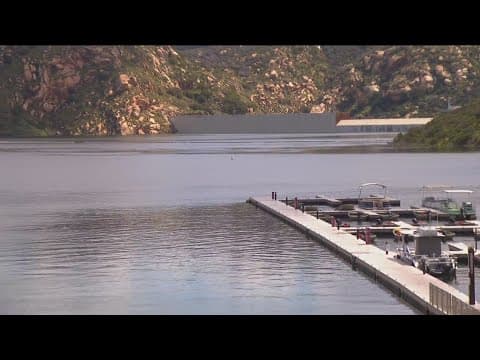 Why is San Vicente Reservoir so full?