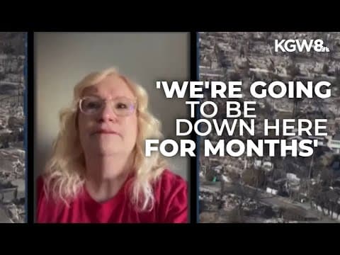 Red Cross volunteers from Oregon help people displaced by California fires