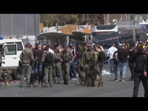 6 killed in bus stop shooting in Jerusalem