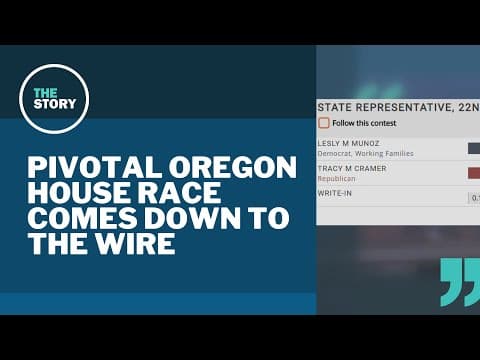 Democrat maintains razor-thin lead in Oregon House race that could create a supermajority