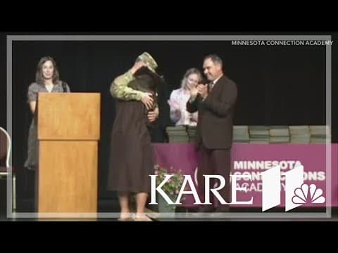 High school grad receives diploma, a special surprise