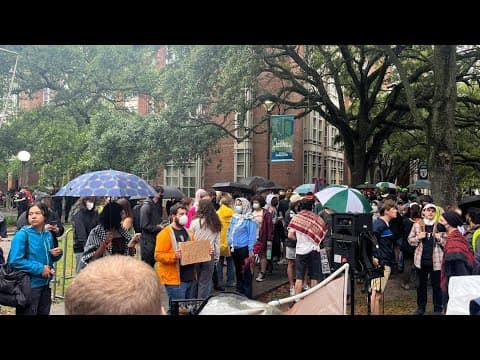 Pro-Palestine demonstrators clash with police on Tulane campus