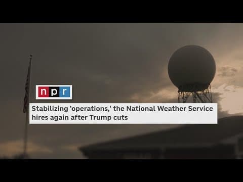 Bipartisan bill aiming to classify NWS meteorologists as critical public safety employees