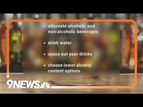 Ways to limit alcohol intake during the holidays