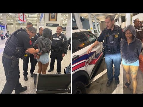 Woman accused in deadly hit-and-run in north Harris County arrested at airport