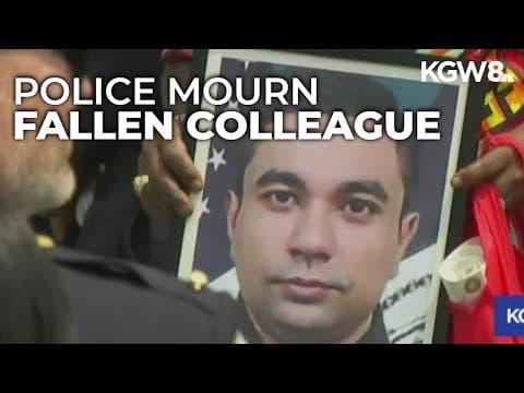 NYPD honors officer killed in Manhattan shooting