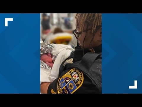 Body camera footage: Seat Pleasant officers help deliver twins