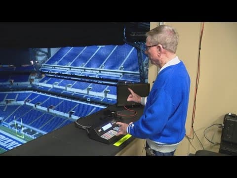 Colts scoreboard operator for over 40 years prepares for final game of his career Saturday
