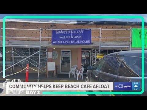 Community helps keep Minnie's Beach Café afloat