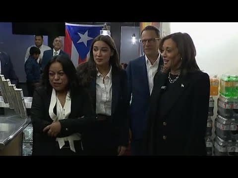 Kamala Harris, Alexandria Ocasio-Cortez visit Puerto Rican restaurant in Reading, PA (Nov. 4, 2024)