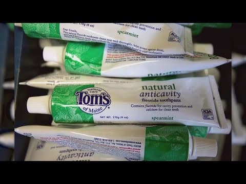 Toothpaste recalled after officials found it was made using contaminated water