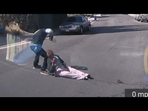 Caught on camera: Plumber saves grandmother from bee swarm attack