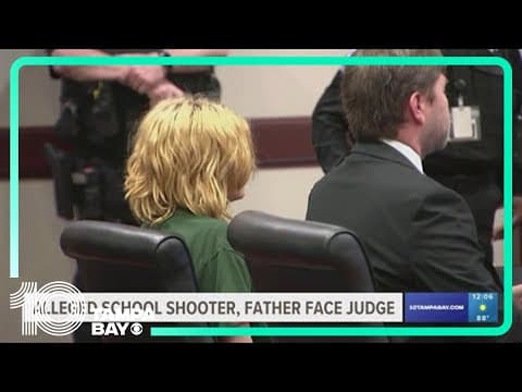 Alleged Georgia high school shooter and his father appear in court