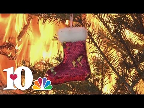 Dry Christmas trees may become fire hazards