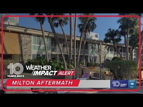 Crews working hard to help residents in Sarasota County recover from Hurricane Milton