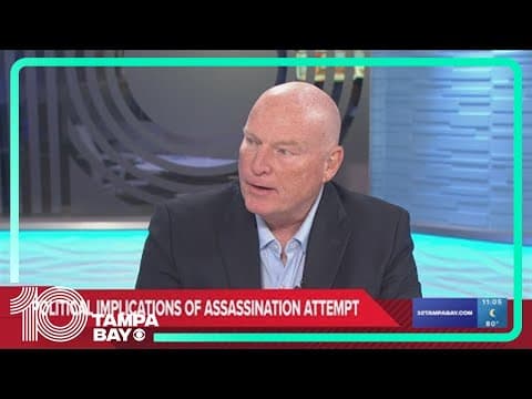 10 Tampa Bay Political Analyst discusses implications of Trump assassination attempt