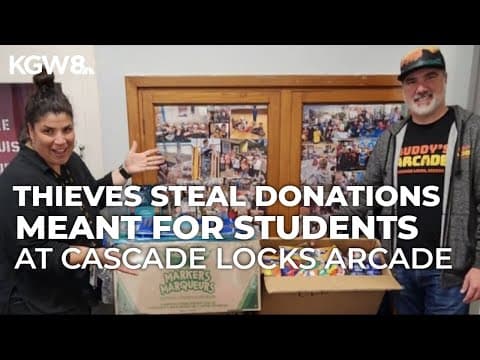 Thieves break into Cascade Locks arcade, steal funds intended to buy students art supplies