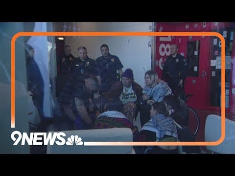 Protesters detained, ticketed at Auraria Campus building