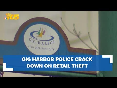 Gig Harbor police crack down on retail theft with sting operation