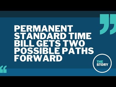 Oregon bill to end daylight saving time has two 'trigger' paths forward