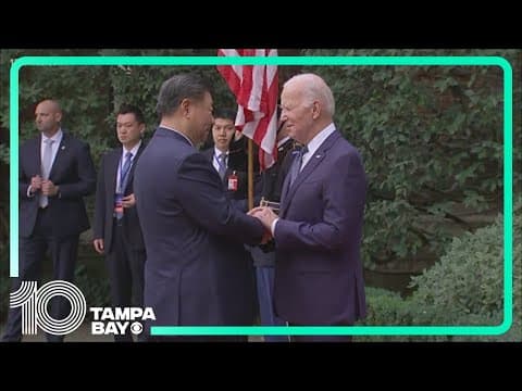 President Biden holds news conference after meeting with Chinese President Xi Jinping