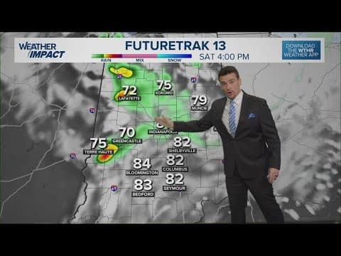 Hot and sunny Friday followed by isolated storms Saturday for Indiana