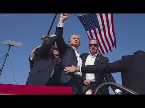 Trump says he was shot in his right ear but is OK