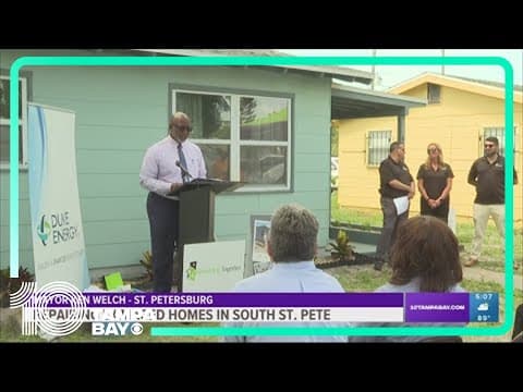 St. Pete officials view renovated homes repaired by Rebuilding Together Tampa Bay
