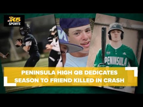 Prep Zone: Peninsula High QB dedicating season to friend killed in car crash
