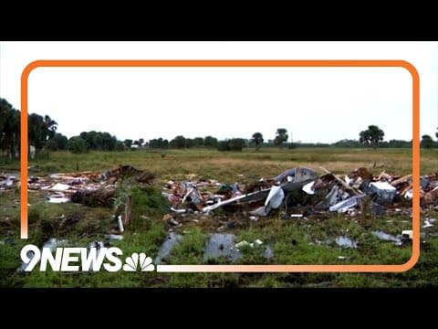 Hurricane Milton: Tornado launches home 150 feet