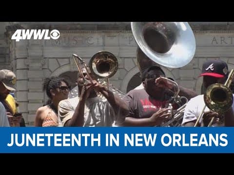 New Orleans locals celebrate Juneteenth