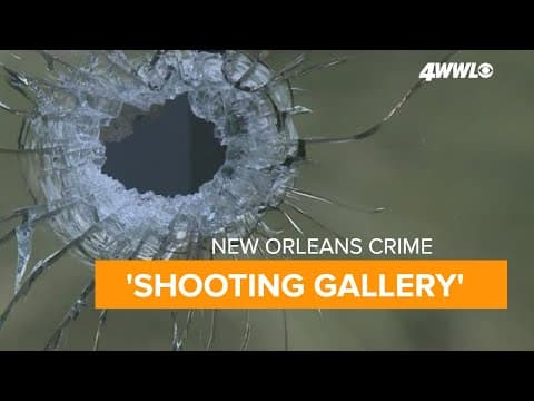 'Shooting gallery' - New Orleans seeing surge in shootings, murders