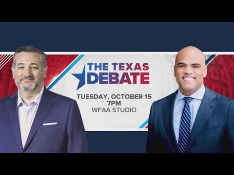 The Texas Debate | Cruz, Allred campaigns ramp up ahead of early voting
