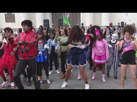 Traditional Halloween Flash Mob at Jackson Square