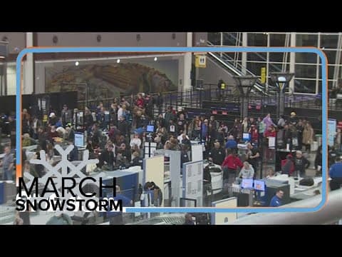 More than 800 flights canceled at Denver's airport as snowstorm hits Colorado