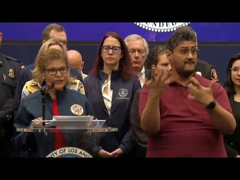 California wildfires | L.A. County officials full press conference 1.9.25
