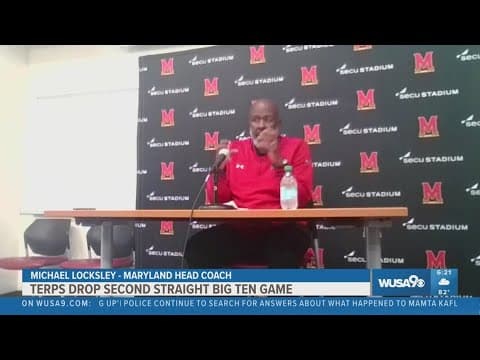 'It's just one game' | Locksley speaks out as Terps drop second straight Big Ten game