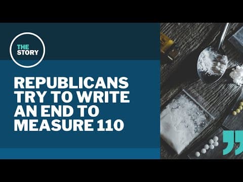 Oregon Republicans preview bill that would 'end' Measure 110