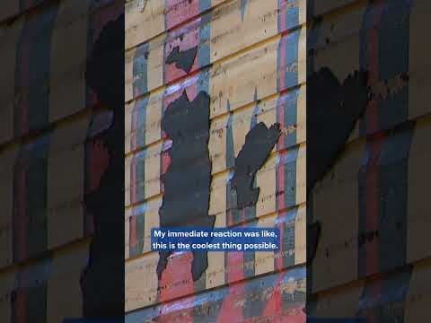 South #Minneapolis man finds more than 100-year-old Gold Medal Flour ad under siding of his home.