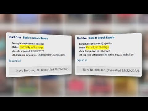 Drug prescribed for type 2 diabetes in short supply over weight-loss hype