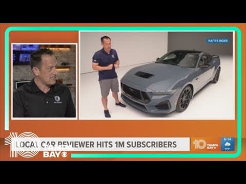 Local car reviewer talks love of cars, success after hitting 1M subscribers on YouTube