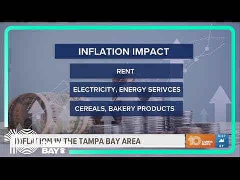 Rent, electricity, cereal and bakery items feeling effect of inflation in Tampa Bay area