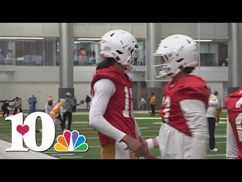 Vols' five-star freshman QB Nico Iamaleava getting used to Tennessee's tempo in spring ball