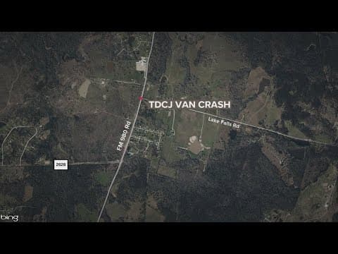 Multiple injured after crash involving TDCJ van in Walker County