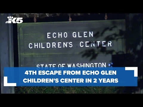 4th escape from Echo Glen Children's Center in 2 years near Snoqualmie