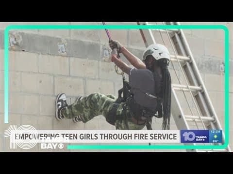 St. Pete Fire Rescue camp gives fire service training to girls