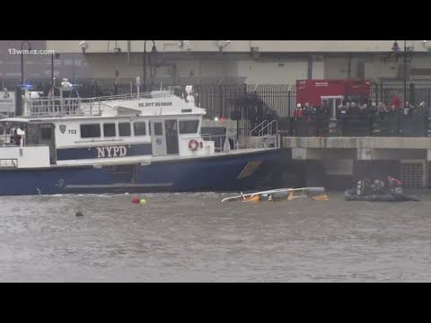Officials hold news conference on deadly Hudson River helicopter crash